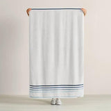 Toalha Banhão Karsten Lumina Branco e Azul