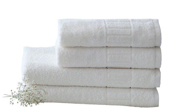 Toalha Unique de Rosto 440g/m² Profissional Branco Hotel 45 x 70cm
