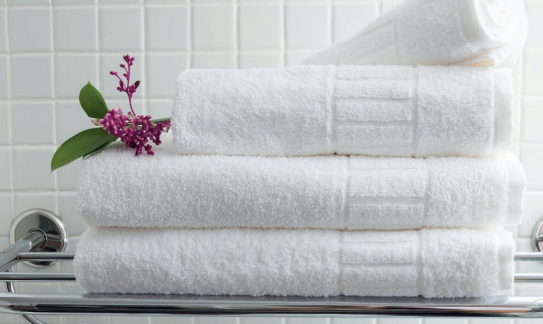 Toalha Unique de Rosto 440g/m² Profissional Branco Hotel 45 x 70cm