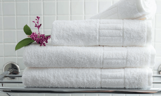Toalha Banho Unique 440g/m² Profissional Branco Hotel 75 x 140cm