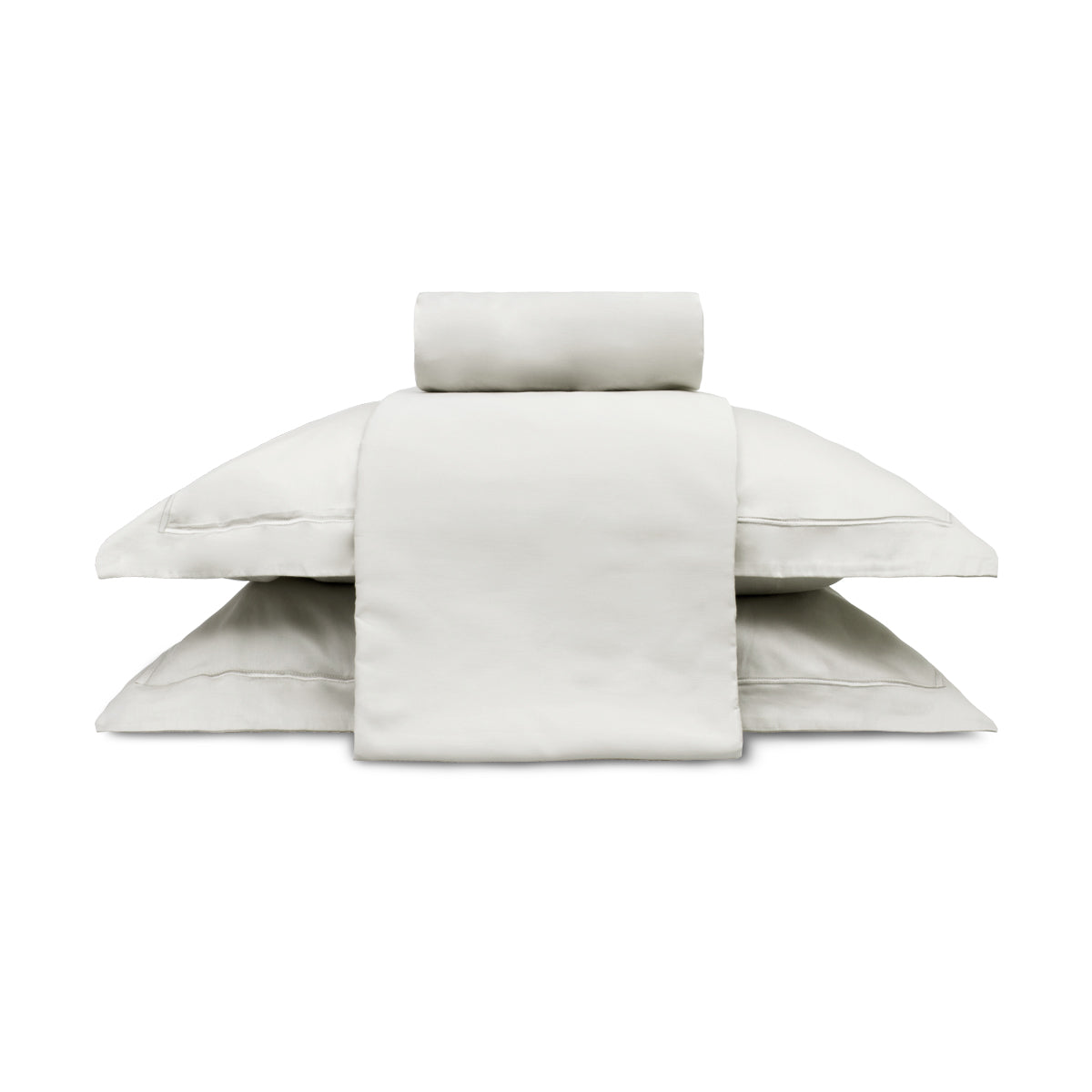 Jogo de Cama Treccenti Percal 300 fios Off White - Casal