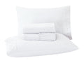 Jogo de Cama Basicasa Bordado Branco - Solteiro