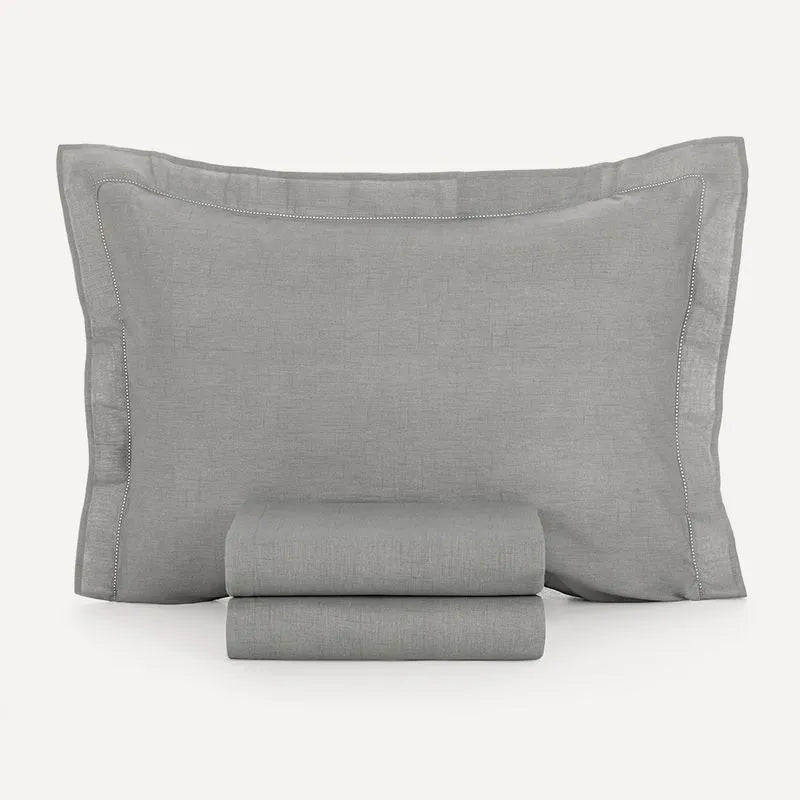 Jogo de Cama Karsten Tesso Cinza - King