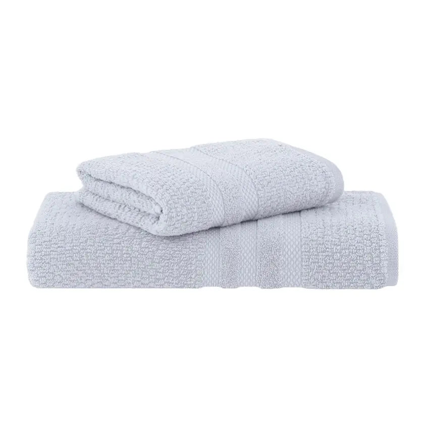 Jogo de Toalha Buddemeyer Vanilla Extra Soft Cinza - 2 peças (Banho + Rosto)