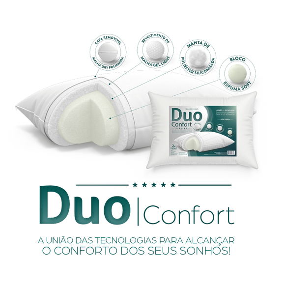 Travesseiro Lynel Duo Confort
