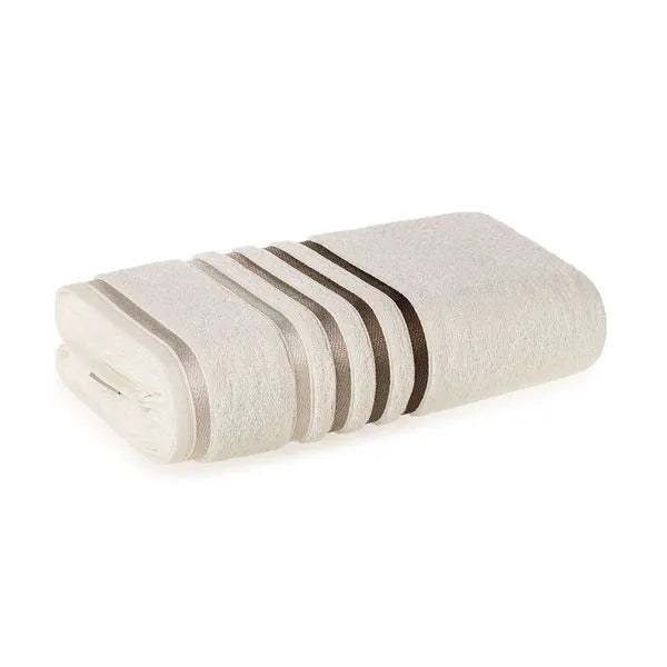 Toalha Banhão Karsten Lumina Ivory e Greige