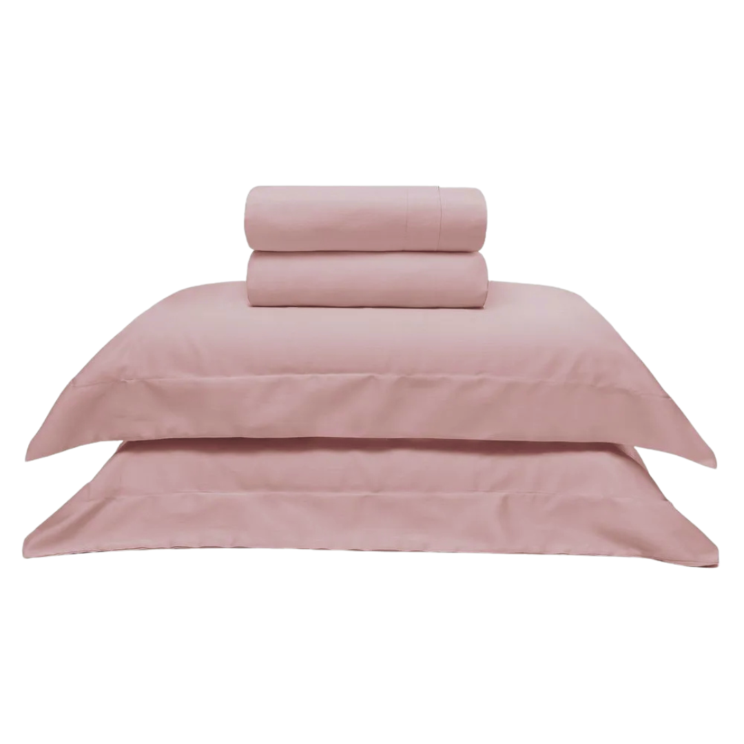 Jogo de Cama 300 Fios Cetim Rose - Solteiro