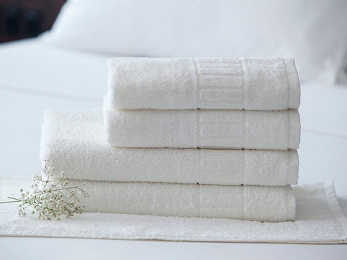 Toalha Unique de Rosto 440g/m² Profissional Branco Hotel 45 x 70cm