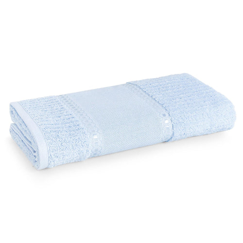 Toalha de Rosto para Bordar Karsten Passa Fitas Baby Blue - Copatex