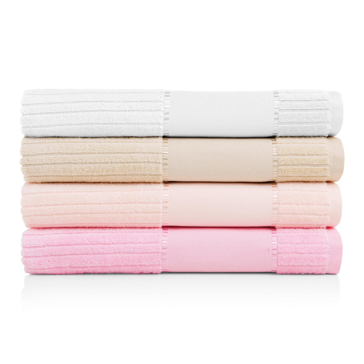 Toalha de Banho para Pintar Karsten Stella Branco - Copatex