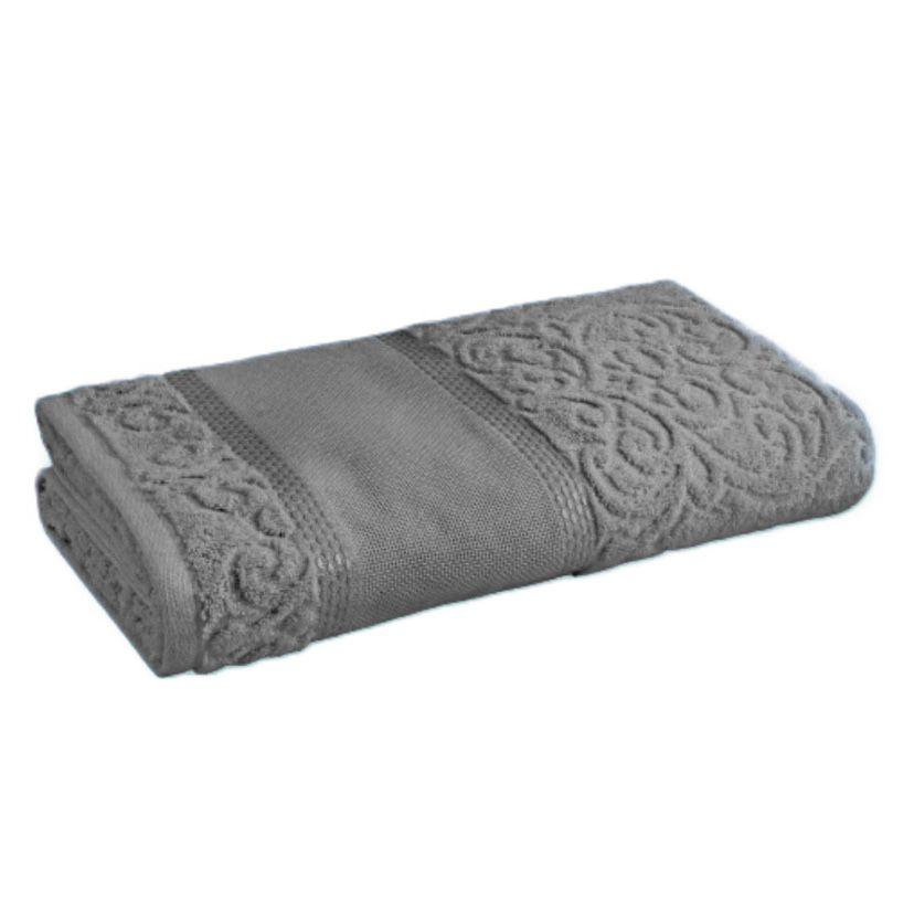 Toalha de Lavabo para Bordar Karsten Melina Cinza